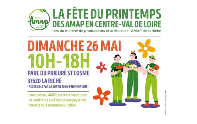 26 mai 2024 Fête du printemps des AMAP de Centre-Val de Loire