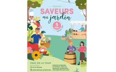 Stand du réseau des AMAP-CVL au Festival Saveurs au Jardin St Cyr/Loire le 05/05/2024