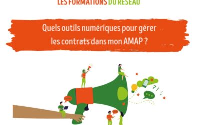 FORMATION 17 octobre 2024 en visio : « Quels outils numériques pour gérer les contrats dans mon AMAP ? »