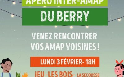 Lundi 3 février 2025 1ère rencontre inter-AMAP du Berry à Jeu-les-Bois (36)